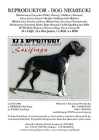 Advertisement from catalogue (National Dog Show in Nowa Ruda - 2007 (Poland))